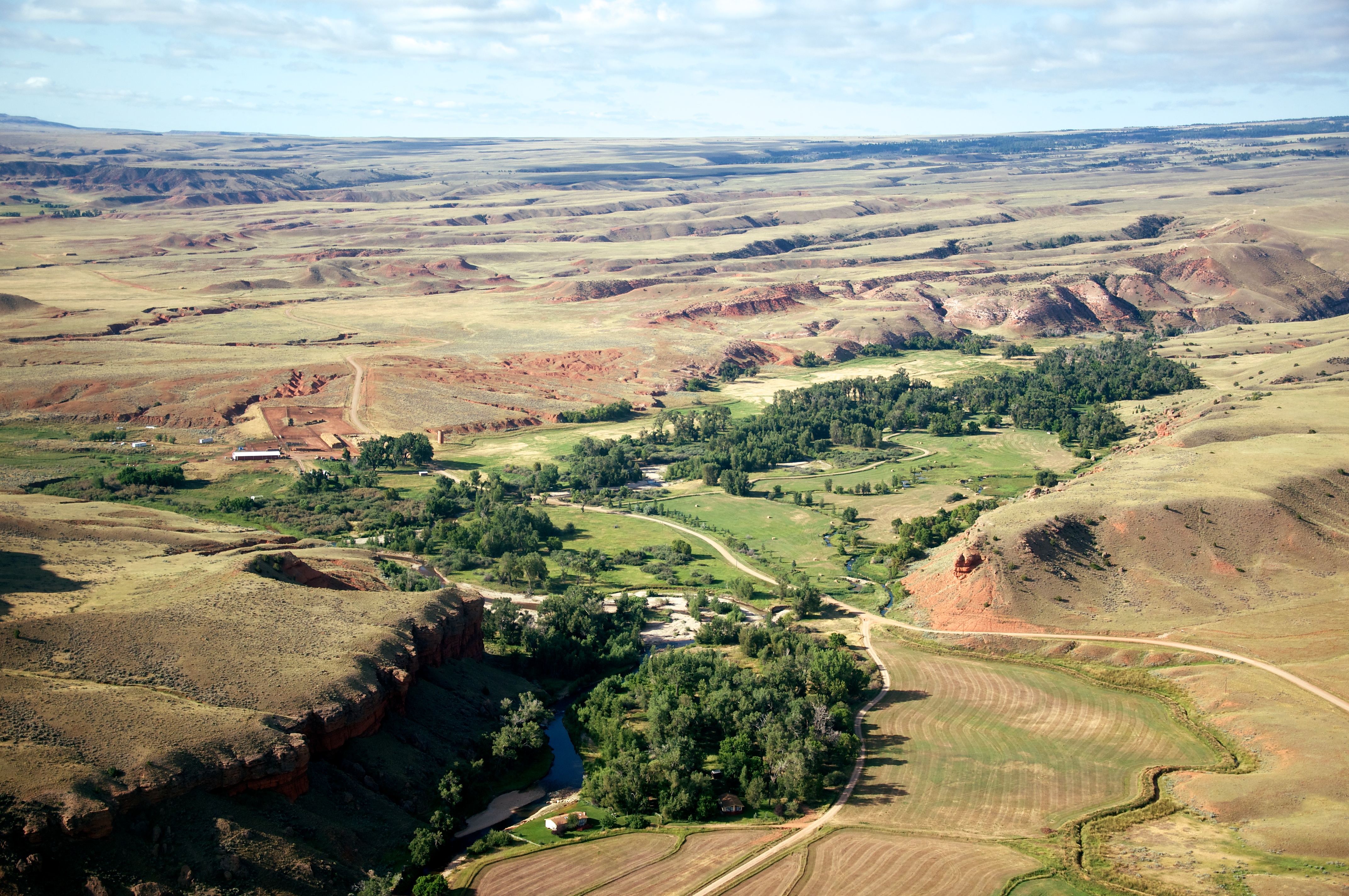 Picture of Wyoming plains.